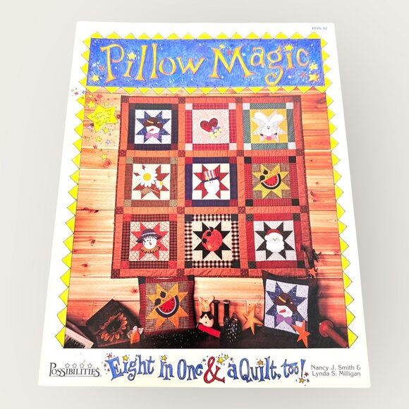 Pillow Magic Eight In One & A Quilt Too Pattern Book Seasons Holiday - Picture 1 of 2